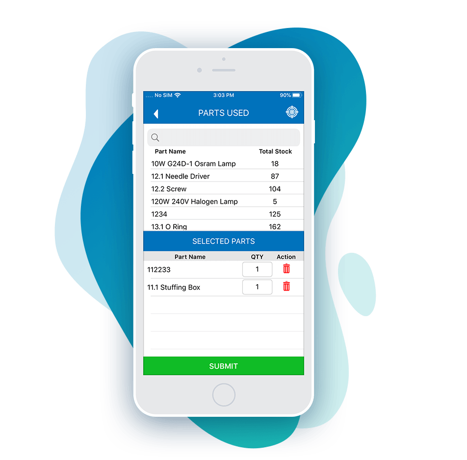 Maintenance Management Handle the data of resource for doing the task